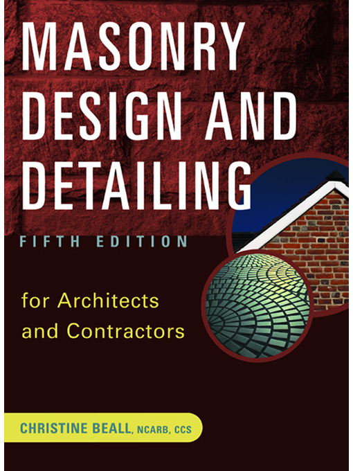Cover image for Masonry Design and Detailing